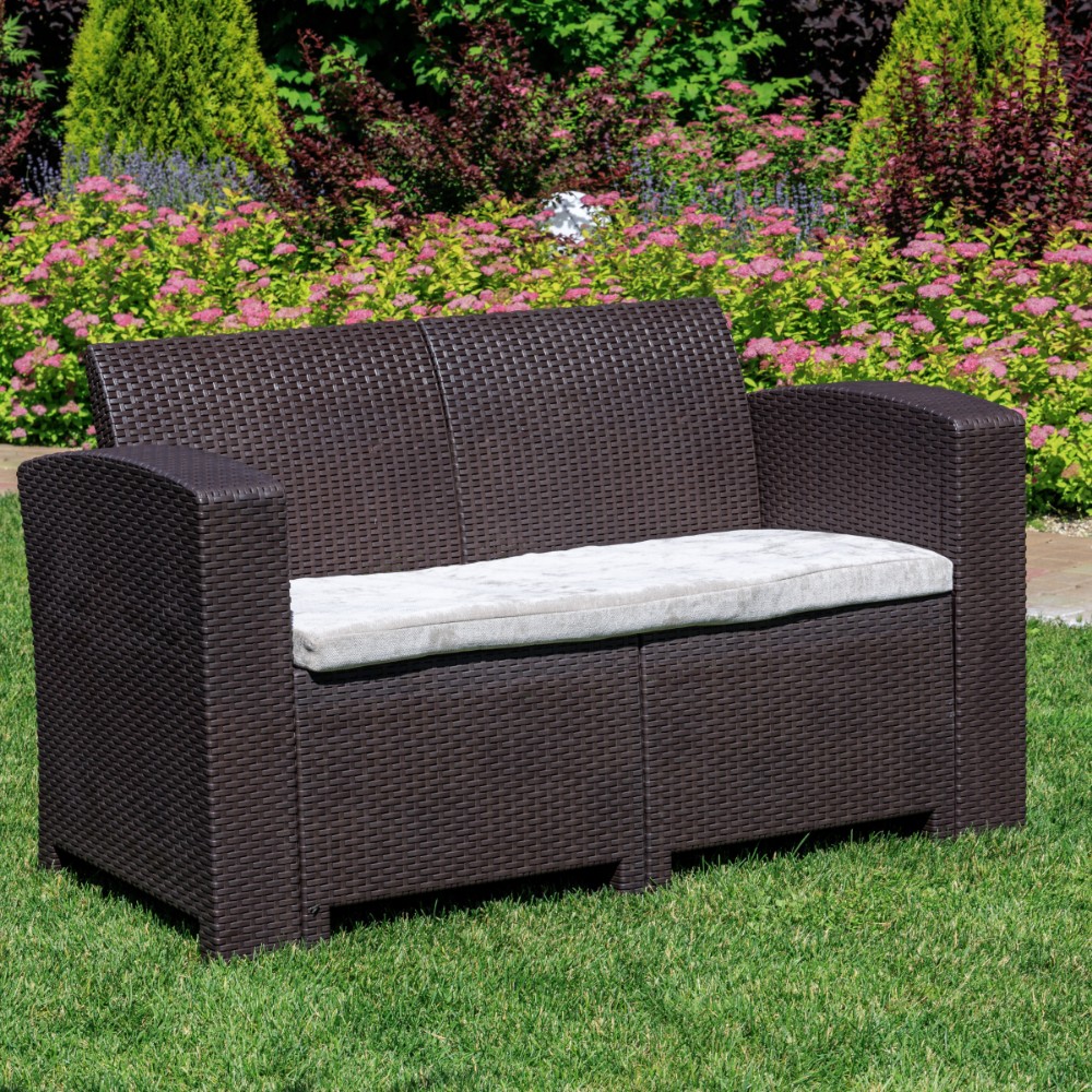 Двухместный диван Royal Family LANA LUX коричневый 6